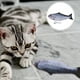 thumbnail image 5 of Juguete de pez artificial recargable por USB, juguete eléctrico para gatos, divertido juguete para saltar (salmón azul), 5 of 7