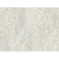 Brewster Dashwood Neutral Distressed Geometric Unpasted Non Woven Wallpaper, 27.5-in by 26.3-ft, 60.3 sq. ft.