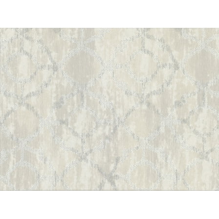 Brewster Dashwood Neutral Distressed Geometric Unpasted Non Woven Wallpaper, 27.5-in by 26.3-ft, 60.3 sq. ft.