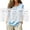 #0301-Yellow, variant on Uootdi Women's Tops Short Sleeve Crew Neck Side Button Blouses Bohemian Casual Style Lightweight Breathable Relaxed Fit Shirts Gift