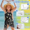 thumbnail image 6 of Jiueut Bee Print Girls Swimsuit Quick Dry One Piece Swimsuits with Mesh Cover Up Skirt Cut Out Summer Bathing Suit Swimwear, 6 of 7