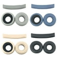 thumbnail image 4 of Protein Leather Headband Cushion and Earpads Set for WH-CH500 CH510 Long Wear, 4 of 21