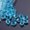 14# Lake Blue, variant on 10pcs 13x9mm Flora Petal Shape Lampwork Crystal Glass Loose Pendants Beads-16# Jade Rose