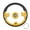 Gold, variant on RASTP 13" 320mm Universal Red Drifting Racing Lightweight 13" 320mm Sport Steering Wheel STW018