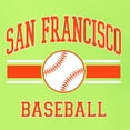 thumbnail image 6 of Wild Bobby City of San Francisco Baseball Fantasy Fan Sports Men's T-Shirt, Safety Green, Medium, 6 of 6