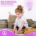 thumbnail image 4 of ADDOT Flying Insect Trap MK13 with 12-LED UVA Light, 395 nm Wavelength Tech, 5 Sticky Double-Sided Refill Packs - Quiet Operation for Effective Mosquito, Bug, Moth, Fruit Fly, Gnat Control, 4 of 10