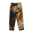 thumbnail image 4 of Balery Cat Fish Dance Vintage print Women's Pajama Pants,Ultra Lightweight Pjs,Lounge Pant-XX-Large, 4 of 9