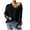 Black, variant on XMMSWDLA Flower Sweater for Women Crochet Sleeve Sweaters Trendy Pullover Knitwear
