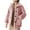 Pink, variant on Scyoekwg Winter Jackets for Women Button Lapel Warm Fleece Jackets Outwear Pocket Long Sleeve Casual Loose Solid Color Fashion Coats (Beige,M)