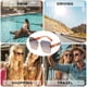 thumbnail image 5 of Gafas de sol cuadradas sin marco, gafas de sol personalizadas de moda con montura grande, hechas de PC, 5 of 5