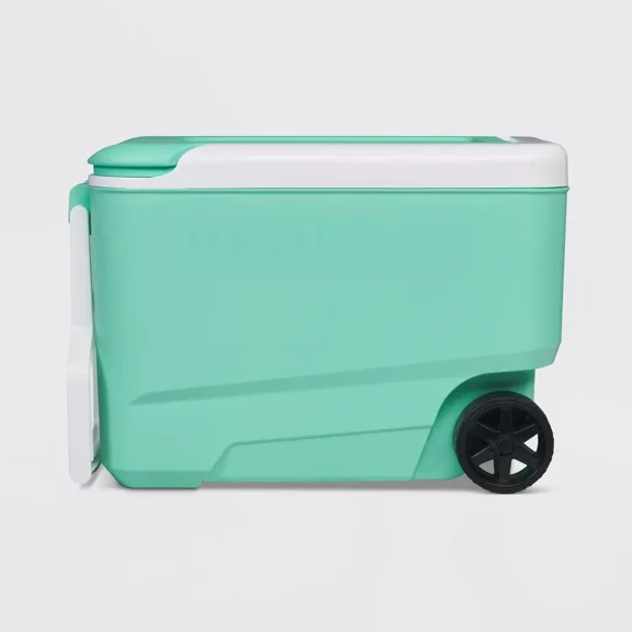 Wheelie Cool 38qt Rolling Cooler-Mint