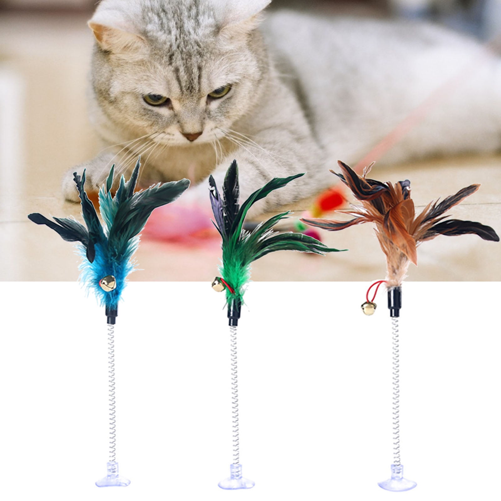 Suction Cup Spring Cat Toy - The Essential Swift Store