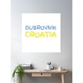 thumbnail image 2 of Dubrovnik Design Poster Wall Art, Modern Wall Decor, 24x24 UNFRAMED, 2 of 3