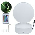 thumbnail image 1 of Lámpara de pared luminosa de 360 grados RGB Control remoto 10W Spot Light para sala de estar AC85?265V, 1 of 8