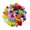 Multicolor, variant on Hello Hobby White Craft Pom Poms, 1 inch, 80 Piece Set for DIY and Crafts