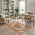 thumbnail image 2 of ODIKA Southwestern Star Medallion Door Vintage Stepped Border Design for Playroom, Bedroom, Reading Nook, Pet Friendly & Kids Safe Play, 2 of 7