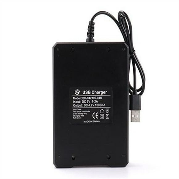 Fankiway Smart Battery Charger 4 Bay for Rechargeable Batteries 10440 18350 18650 16340