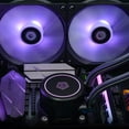 thumbnail image 6 of AURAFLOW X 240 CPU Water Cooler 12V RGB AIO Cooler 240mm CPU Liquid Cooler 2X120mm RGB Fan, Intel 115X/1200/2066, AMD AM4, 6 of 7