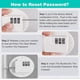 thumbnail image 4 of 2 Pack Refrigerator Lock - 3 Digit Cable Fridge Lock, Child Proof Cabinet Locks(White), 4 of 5