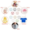 thumbnail image 3 of crativent 150pieces Easy Threading Resin Buttons Impact-resistant Non-deformable Wide Application 1Set, 3 of 6