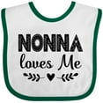 thumbnail image 3 of Inktastic Nonna Baby Clothes Grandchild Girls Baby Bib, 3 of 4