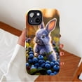 thumbnail image 2 of Cute Rabbit Blueberry Sunset iPhone Case for Animal Lovers Easter Gifts Compatible with iPhone 11/12/13/14/15/16 (Pro Max/Plus), 2 of 9