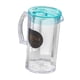 thumbnail image 2 of Jarra de agua para refrigerador Jarra con tapa Jarra de agua para refrigerador Limonada - Helada Ronda azul, 2 of 9
