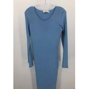 Pre-Owned Ali & Jay Blue Size XL Bodycon Maxi Long Sleeve Dress