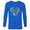 Royal, variant on Disney Minnie Mouse Icon Hanukkah Chanukah Dreidel Menorah - Long Sleeve T-Shirt for Men – Customized-White