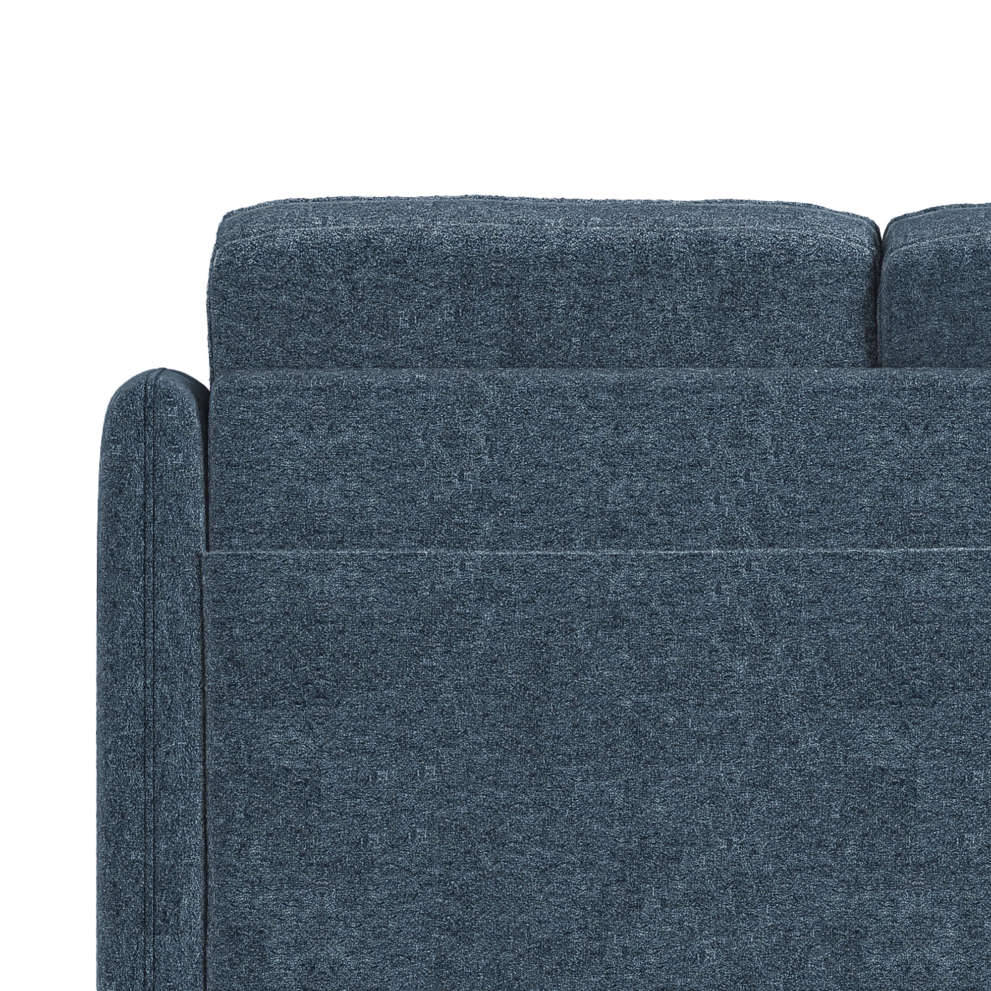 Mainstays Westley Swoop Arm 74" Sofa, Blue Cove