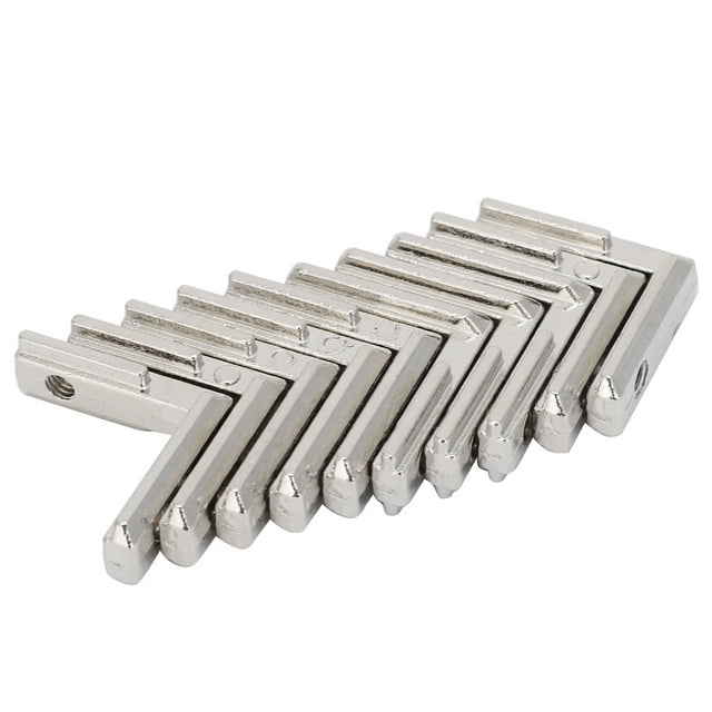 Soportes de acero al carbono de junta de conector de esquina interior de perfil de aluminio en forma de L (EU-2020)