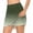 Army Green, variant on Women Solid Mid Waist Skort Casual Style Base Layer Bottoms for Daily Wear