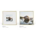 thumbnail image 4 of Aluminum Metal and Glass Single Picture Frame 10x10, 4 of 7