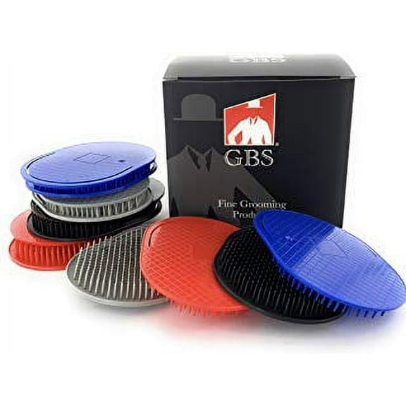 G.B.S Pocket Palm Brush & Scalp Massager Comb, For Women and Men Pack of 12 (Multicolor)