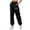 Black, variant on Sakmal Womens Sweatpants Black Plus Size Joggers Pants Running Graphic Athletic Sweatpants for Women L