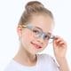 thumbnail image 3 of 2231 Gafas TR90 para niños, gafas planas para hombres y mujeres, gafas redondas con montura de ojo de gato para niños, 3 of 4