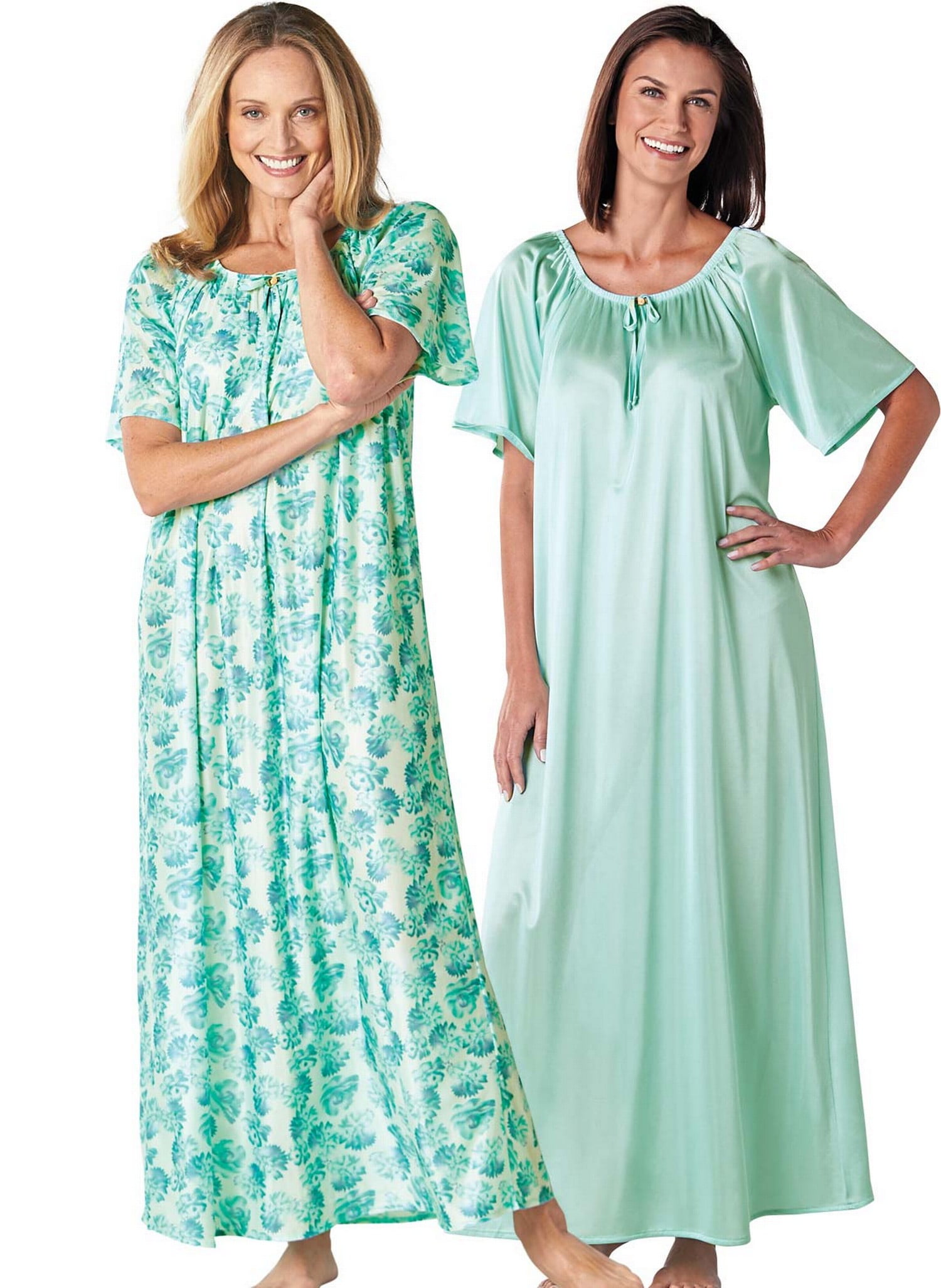 2 Pack Long Gown by Cozee Corner - Walmart.com