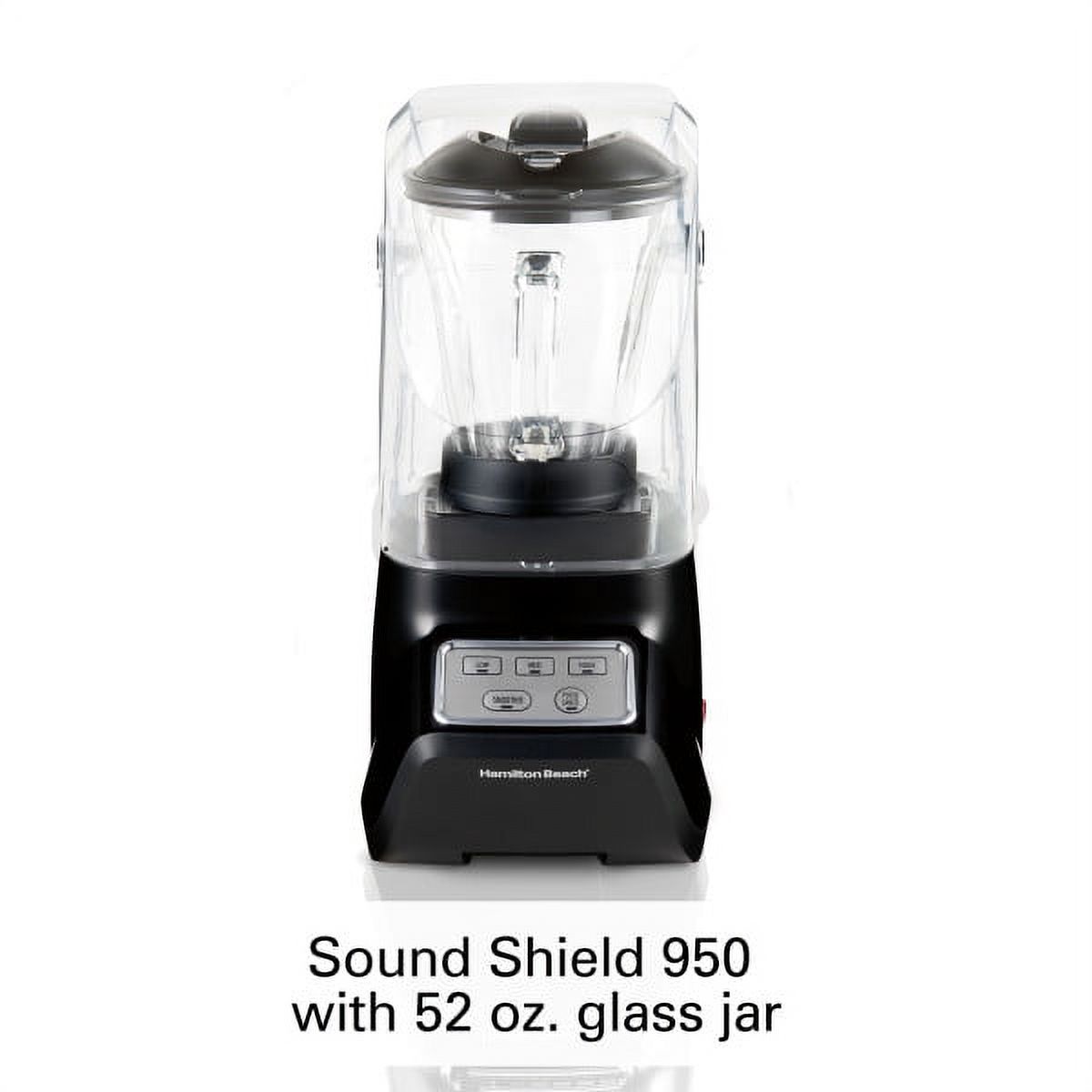 Hamilton Beach Sound Shield 950 Watt 52 oz Countertop Food Blender Mixer, Black - image 3 of 6