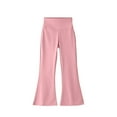 thumbnail image 2 of XXWXYD Teen Girls High Waisted Flare Jeans Long Bell Bottom Elastic Wide Leg Denim Pants Kids Cute Slim Bootcu𝗍 Bottoms Stretc𝗁 Skinny Fashion School, 2 of 7