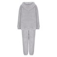 thumbnail image 5 of KANG 2PC Soft Pajama For Long Sleeve Fall Fashion Casual Fleece Hoodie Pullover Loungewear 56 Piece With Pocket, 5 of 6