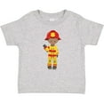 thumbnail image 3 of Inktastic African American Boy, Fireman, Firefighter, Helmet Boys Baby T-Shirt, 3 of 5