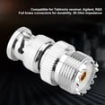 thumbnail image 4 of Adaptador Coaxial BNC Macho A UHF SO239 PL-259, Conector Hurbra, Cable Adaptador Coaxial RF, 2 UDS., 4 of 7
