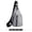 Gray, variant on Usb Charging Chest Bag Men's New Trendy All-match One-shoulder Messenger Sports And Leisure Satchel
