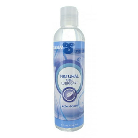 Natural H2O-Based Anal Lube - 8 Oz.