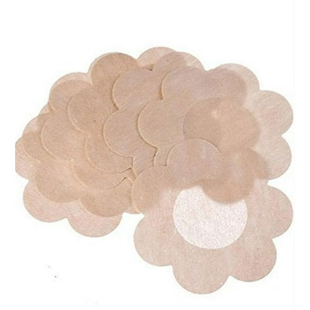 Nipple Covers  Sexy Breast Pasties Adhesive Bra Petal Tops Nippleless Cover Disposable 20 Pack-Small
