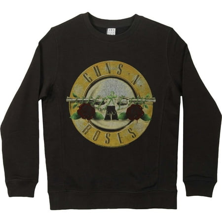 Drum Sweatshirt - Guns N Roses Men's Drum Sweatshirt Black