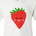 thumbnail image 4 of Inktastic Strawberry Kawaii Youth T-Shirt, 4 of 5