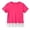 B-Hot Pink, variant on Girls T Shirts Short Sleeve Crew Neck Shirts Basic Plain Girls' Tops Tees 13-14 Years