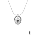 thumbnail image 2 of Delight Jewelry Silvertone Domed Black CPhT Miracles Ring Charm Necklace, 18", 2 of 4