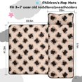 thumbnail image 5 of Geometric Circle Beige Pattern Teens Toddler Nap Mat with Pillow, Sleeping Mat Bag for Preschool Daycare 51"x22", 5 of 6